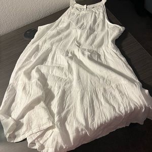 High neck summer dress